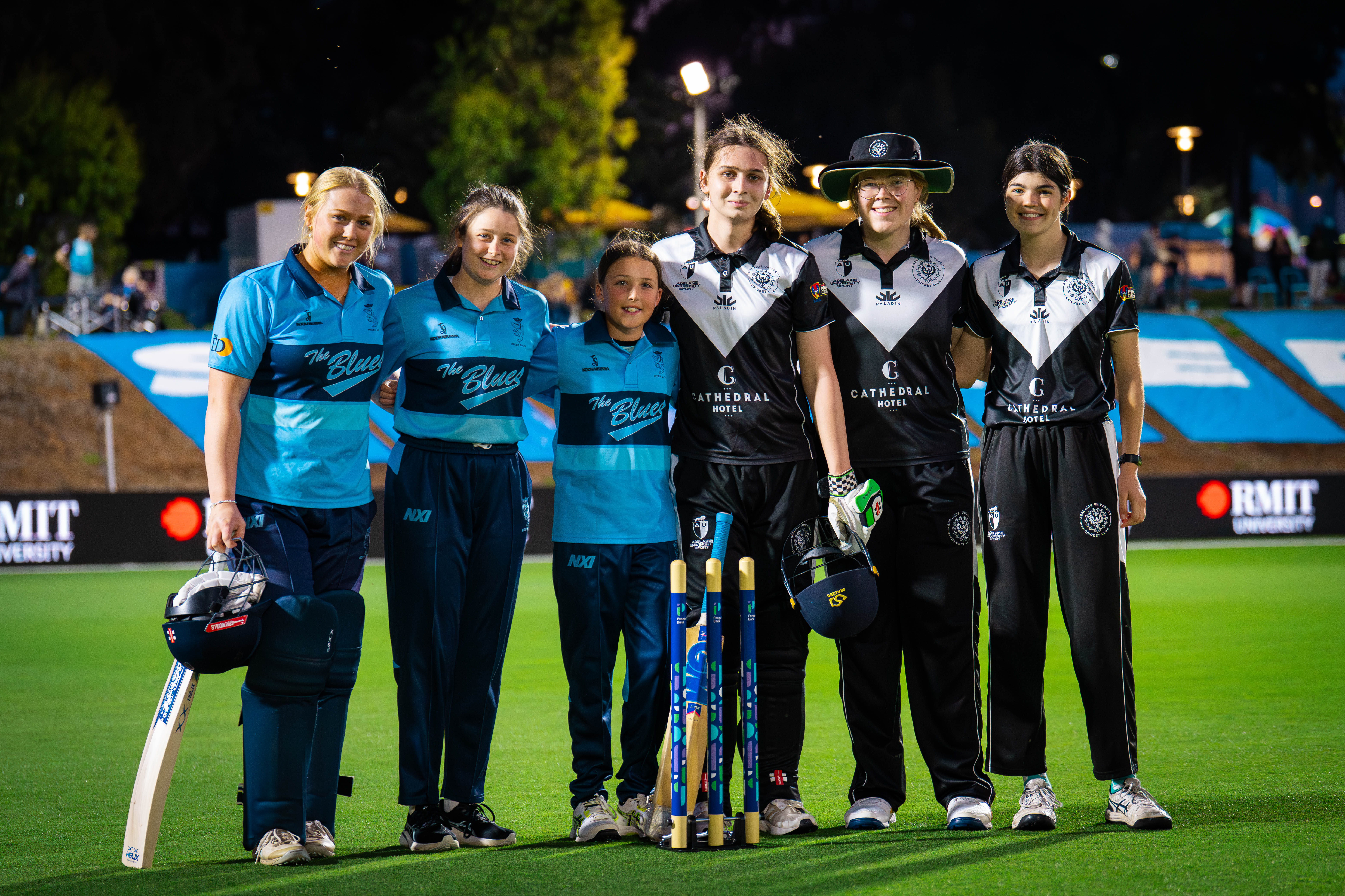 First Past the Post participants from Sturt Cricket Club and Adelaide University Cricket Club